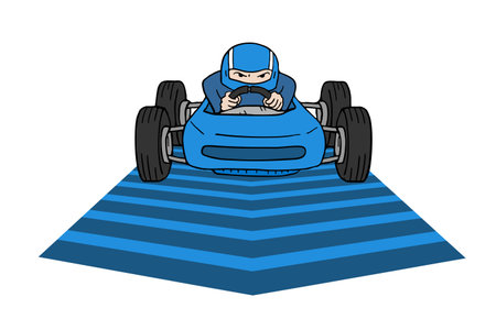 racing car symbolのイラスト素材