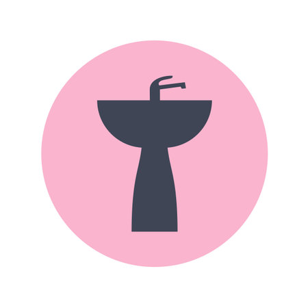 sink bath iconのイラスト素材