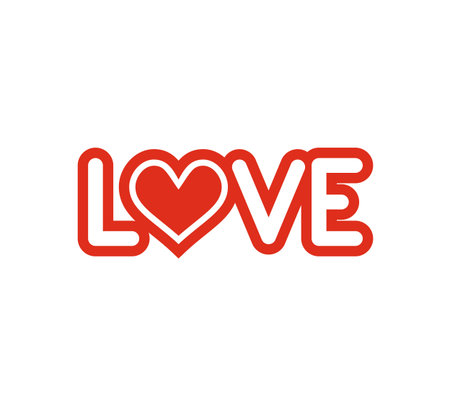 cool love messageのイラスト素材