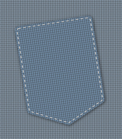 nice fabric patch illustrationのイラスト素材