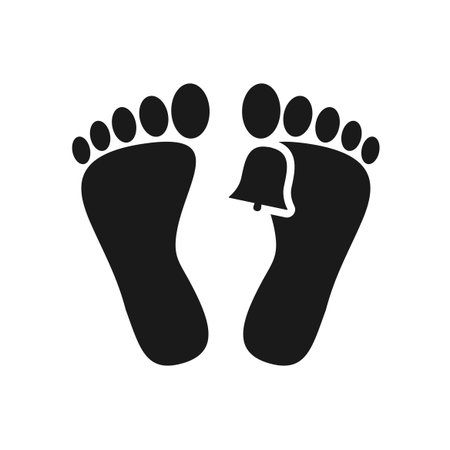 dead man foot iconのイラスト素材