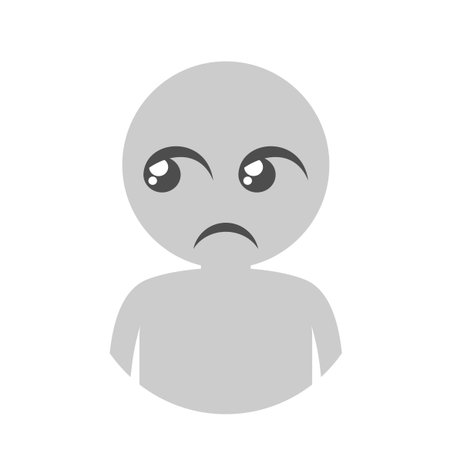 curious expressionのイラスト素材