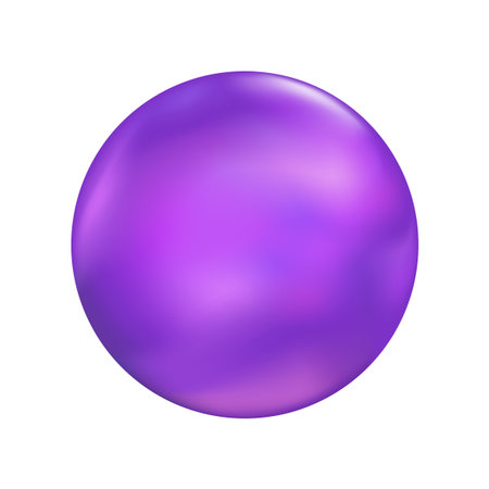 smooth marble ball illustrationのイラスト素材