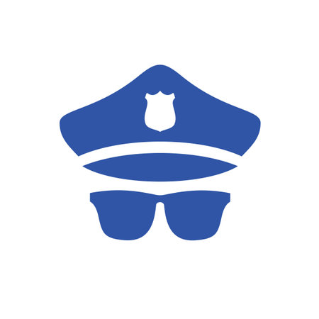 police icon designのイラスト素材
