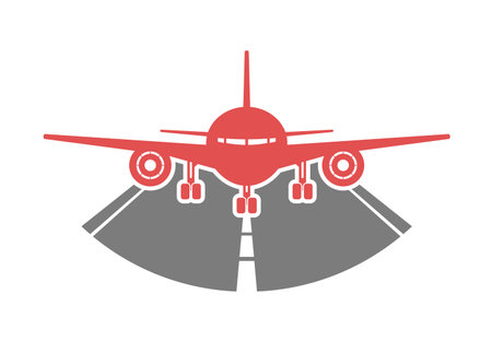 Airplane icon designのイラスト素材