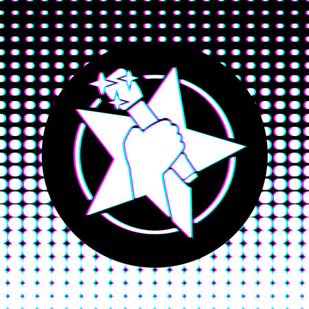 music star symbolのイラスト素材