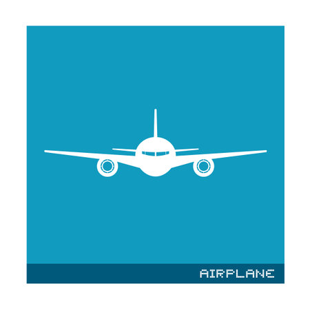 Airplane icon designのイラスト素材