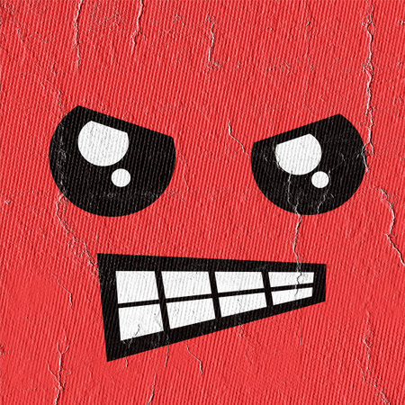 Angry expression design