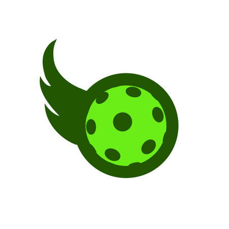 Pickleball symbol designのイラスト素材