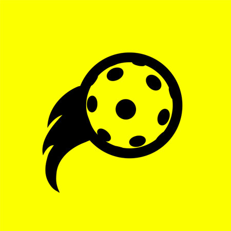 Pickleball symbol designのイラスト素材