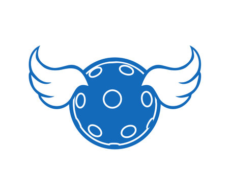 Pickleball symbol designのイラスト素材