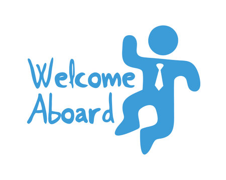 welcome aboard symbolのイラスト素材