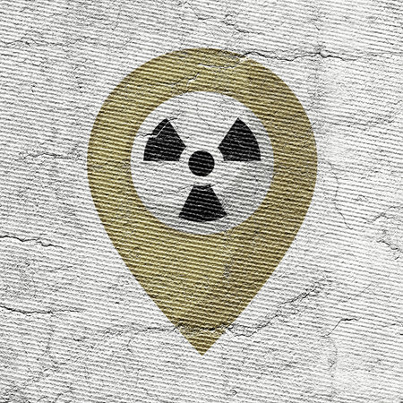 radiation zoneの写真素材