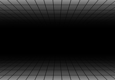 lines perspective room illustrationのイラスト素材