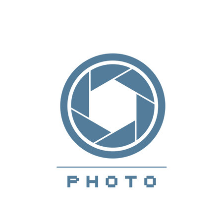 shutter cam iconのイラスト素材