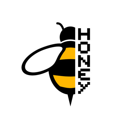 nature honey symbolのイラスト素材
