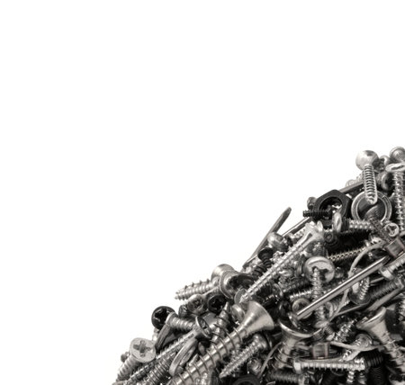 industrial screws backgroundの写真素材