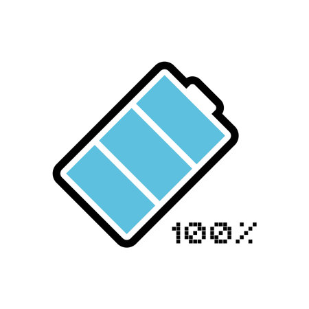 Creative design of battery icon