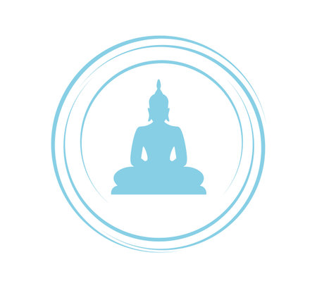 Nice buddha symbolのイラスト素材