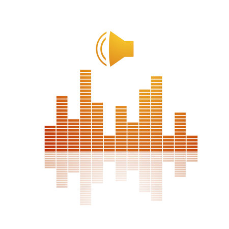 Design of sound barsのイラスト素材