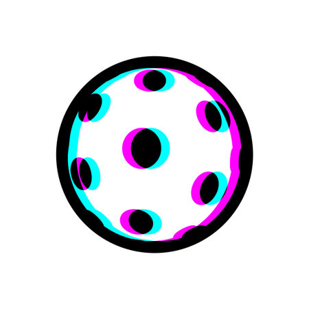 pickleball visual effect iconのイラスト素材