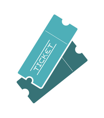Creative design of tickets symbolのイラスト素材