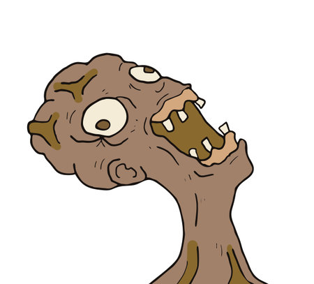 Mutant monster drawのイラスト素材