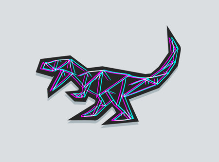 Imaginative t-rex illustrationのイラスト素材