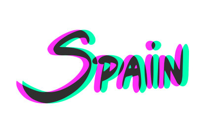 Visual Spain messageのイラスト素材