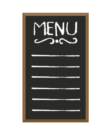 restaurant menu listのイラスト素材