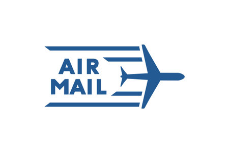 Creative design of airmail symbolのイラスト素材