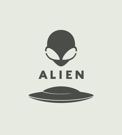 Creative design of UFO illustrationのイラスト素材