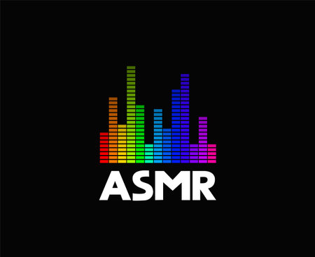 Design of stylish ASMR symbolのイラスト素材