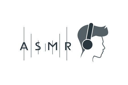 Design of ASMR relax soundのイラスト素材