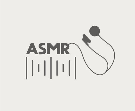 Design of ASMR relax soundのイラスト素材