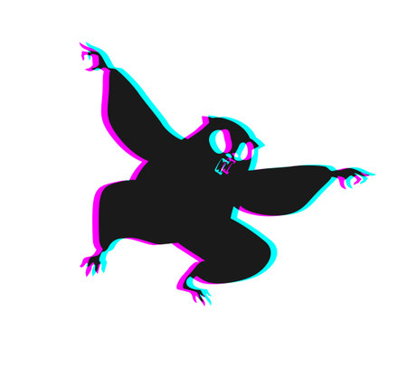 Creative design of wild animal illustrationのイラスト素材