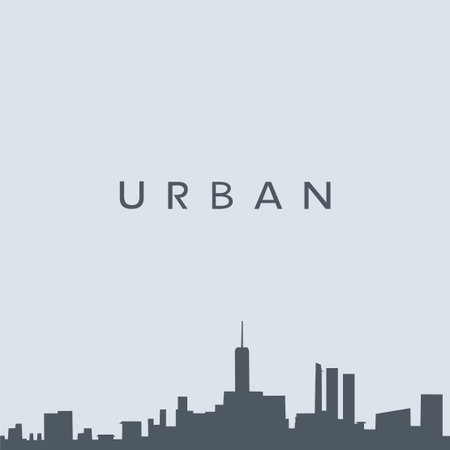 Design of urban city illustrationのイラスト素材