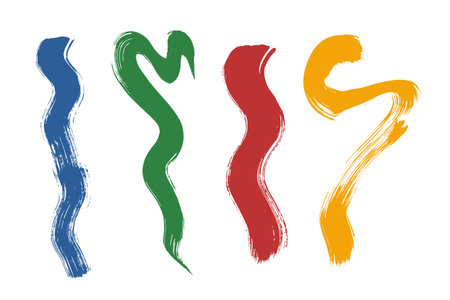 Creative design of art spall ink satainのイラスト素材