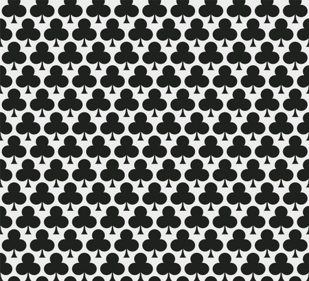 Creative design of clovers seamless backgroundのイラスト素材