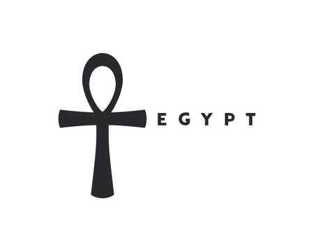 Creative design of Egypt symbolのイラスト素材