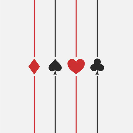Creative design of poker symbols backgroundのイラスト素材