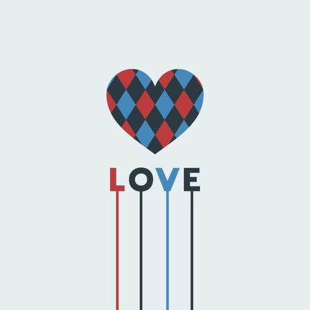 Creative design of heart and love illustrationのイラスト素材