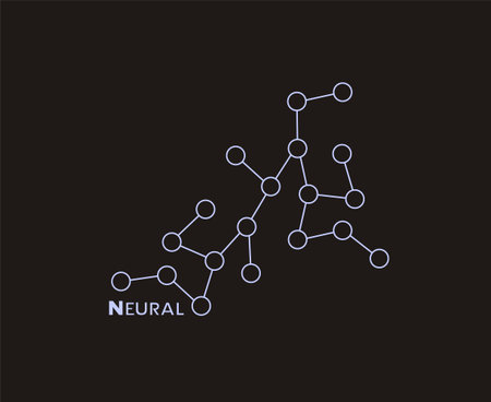 Illustration pour Creative design of neural lines illustration - image libre de droit