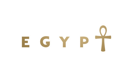 Creative design of Egypt symbol