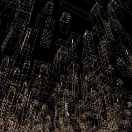 imaginative geometric render lines background