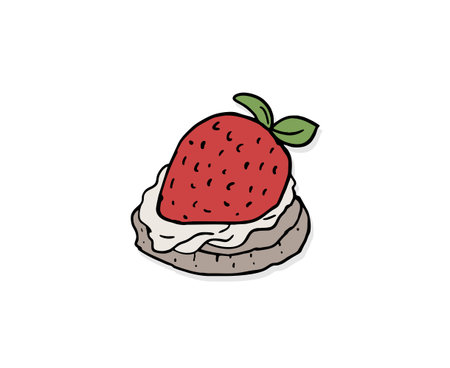 tasty appetizer illustrationのイラスト素材