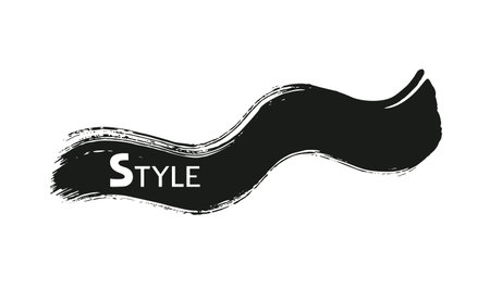 Creative design of artistic ink stainのイラスト素材