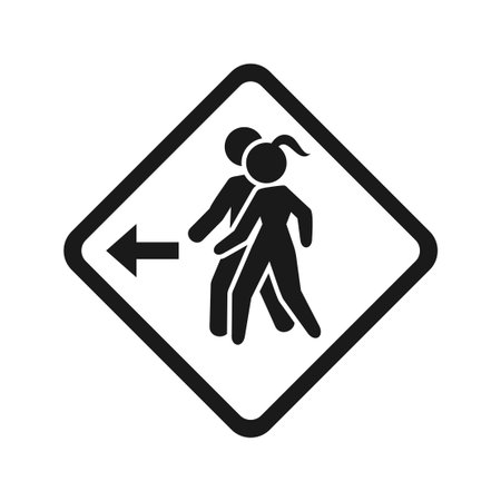 Step indication signのイラスト素材