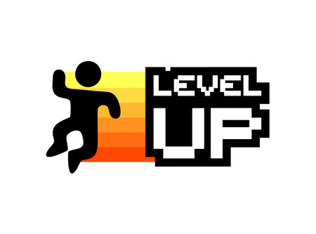 Creative design of level up symbolのイラスト素材