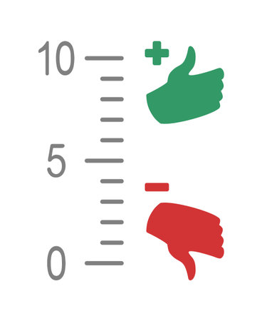 Design of like and dislike symbolsのイラスト素材